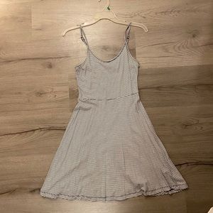 Black and White Striped Sundress